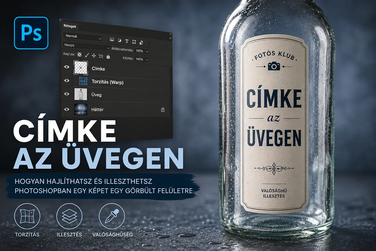 Címke az üvegen