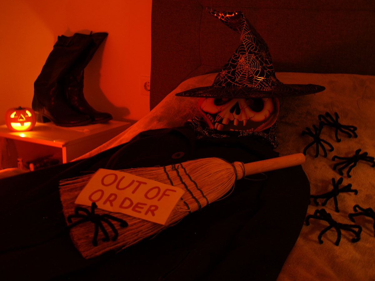halloween dekoráció