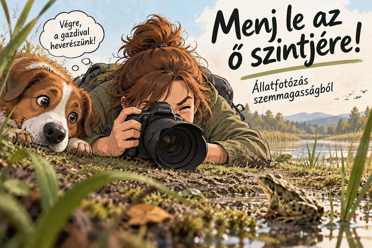 Állatfotózás szemmagasságból
